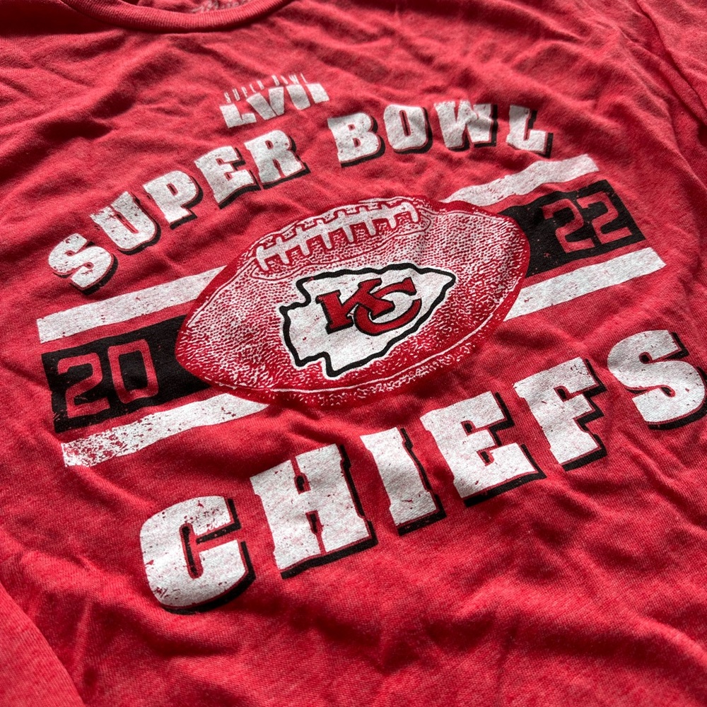 Kansas City Chiefs NFL Team Apparel Red Super Bowl LVII Champions Long Sleeve